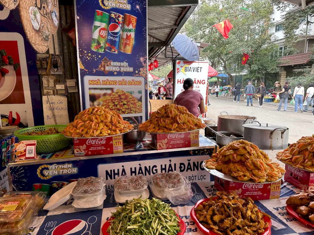 Bánh tôm nhà hàng Hải Đăng 